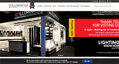 Desktop Screenshot of mpillumination.com