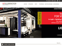 Tablet Screenshot of mpillumination.com